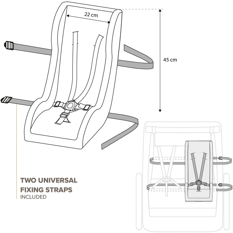 Load image into Gallery viewer, Polisport peuterschaal mini pelican 3-punts mesh zwart