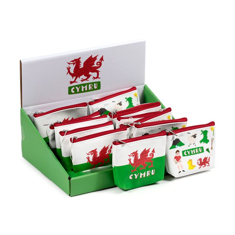Load image into Gallery viewer, Wales draak souvenir pvc portomonnee