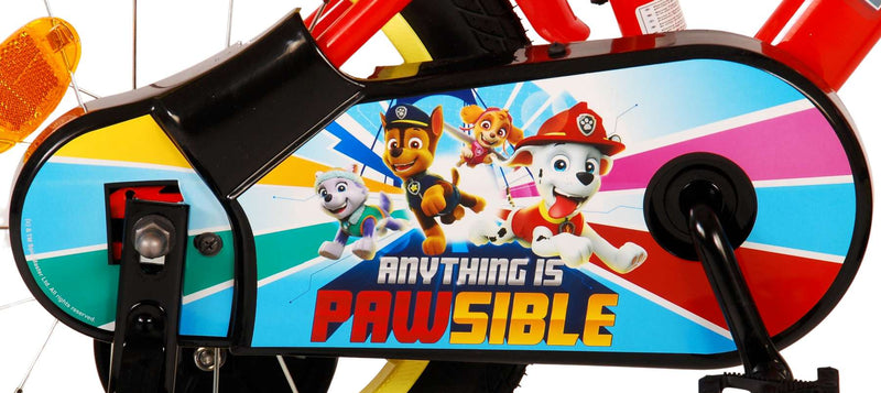 Load image into Gallery viewer, Paw Patrol Kinderfiets - Jongens - 14 inch - Rood Blauw