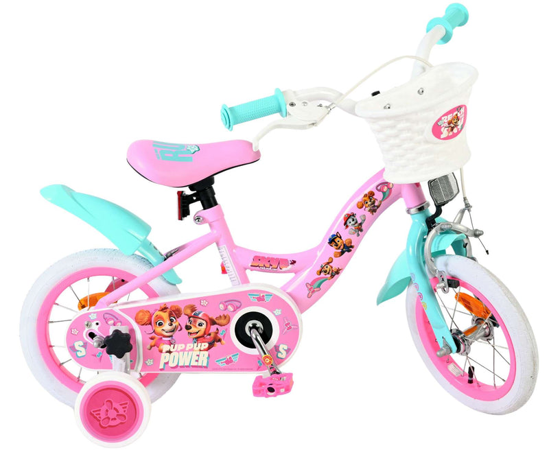 Afbeelding laden in galerijviewer, Volare paw patrol kinderfiets - meisjes - 12 inch - roze