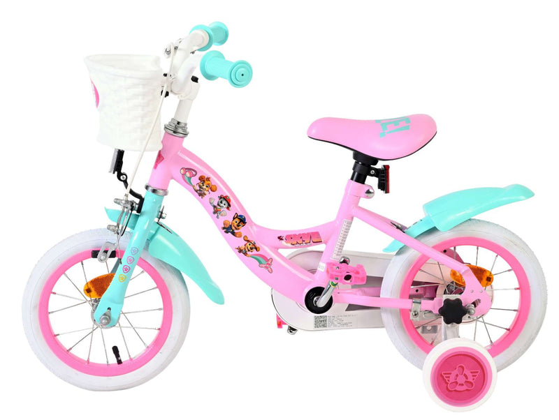 Afbeelding laden in galerijviewer, Volare paw patrol kinderfiets - meisjes - 12 inch - roze