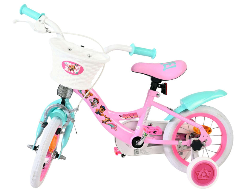 Afbeelding laden in galerijviewer, Volare paw patrol kinderfiets - meisjes - 12 inch - roze