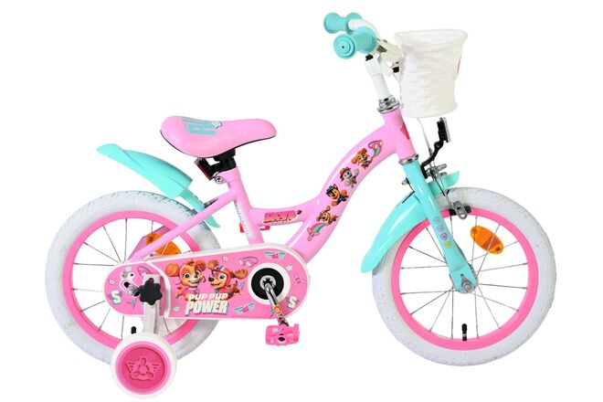 Load image into Gallery viewer, Paw patrol kinderfiets - meisjes - 14 inch - roze