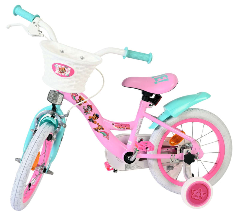 Load image into Gallery viewer, Volare paw patrol kinderfiets - meisjes - 14 inch - roze