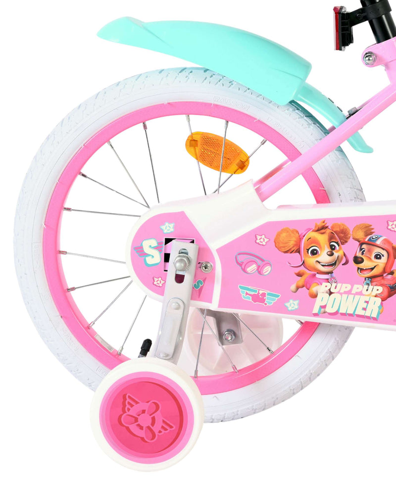 Afbeelding laden in galerijviewer, Volare paw patrol kinderfiets - meisjes - 16 inch - roze