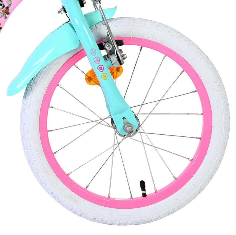Afbeelding laden in galerijviewer, Volare paw patrol kinderfiets - meisjes - 16 inch - roze