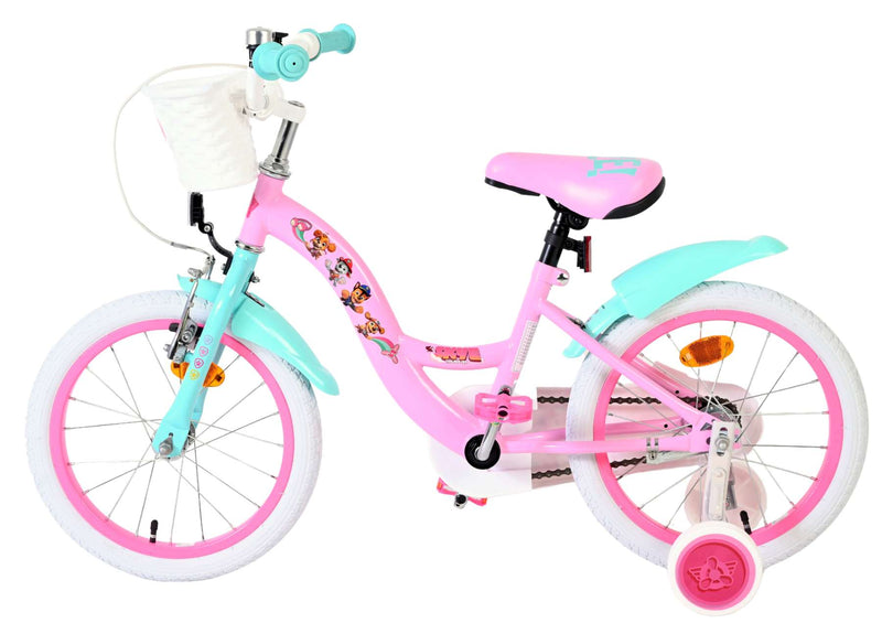 Afbeelding laden in galerijviewer, Paw patrol kinderfiets - meisjes - 16 inch - roze