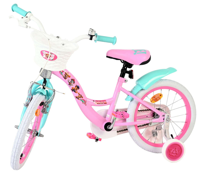 Afbeelding laden in galerijviewer, Volare paw patrol kinderfiets - meisjes - 16 inch - roze