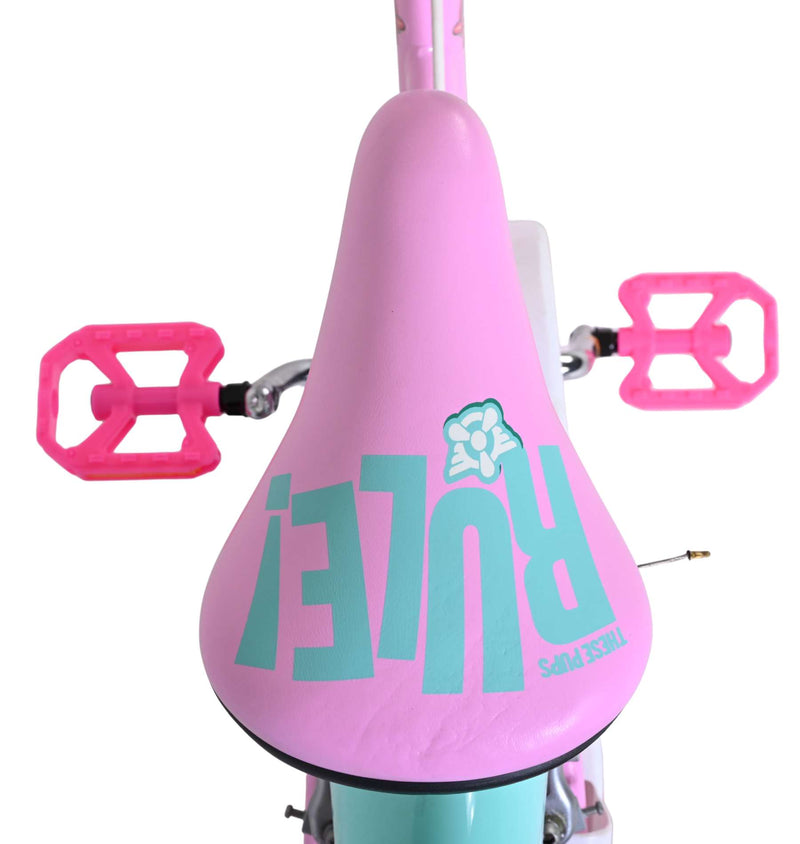 Afbeelding laden in galerijviewer, Volare paw patrol kinderfiets - meisjes - 16 inch - roze - twee handremmen