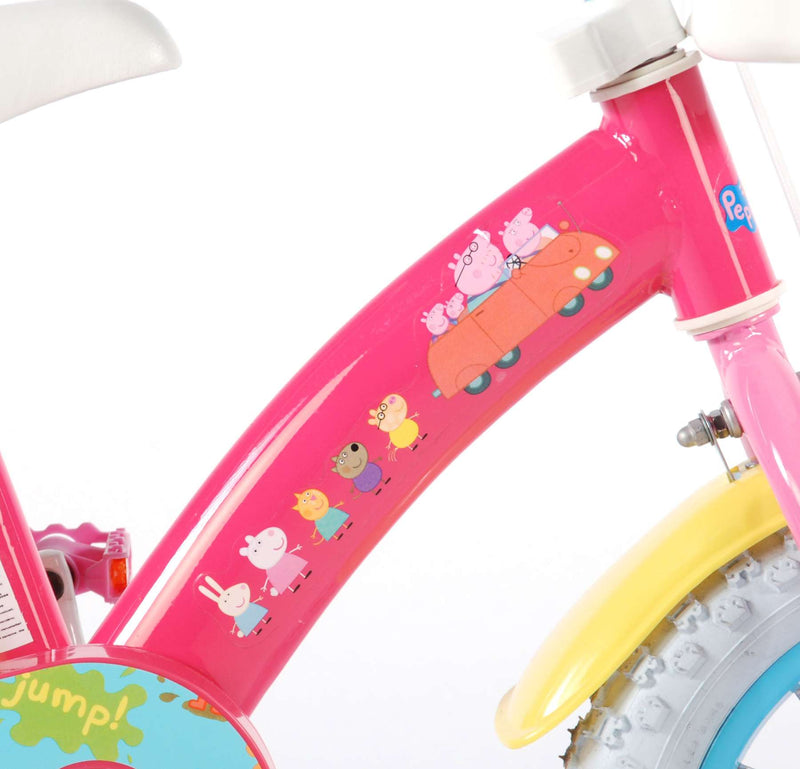 Load image into Gallery viewer, Peppa Pig Kinderfiets Meisjes 12 inch Roze