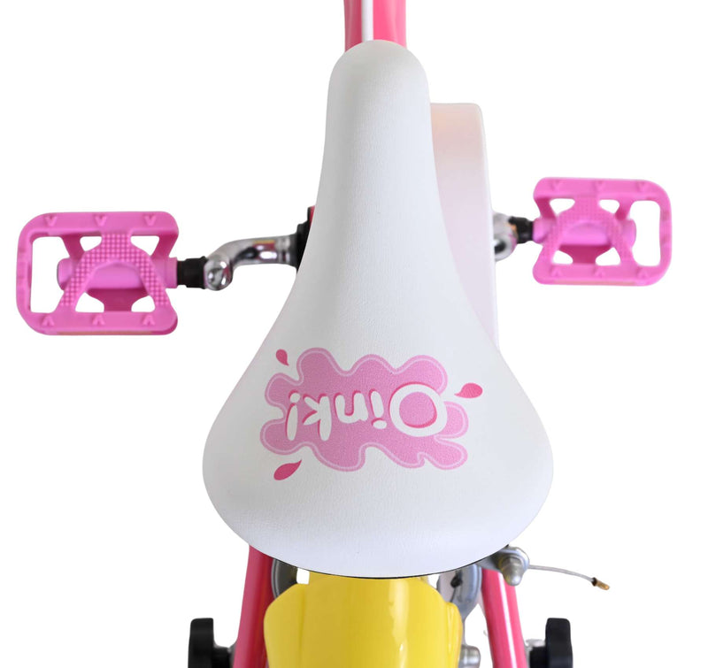 Load image into Gallery viewer, Volare peppa pig kinderfiets - meisjes - 12 inch - roze - twee handremmen