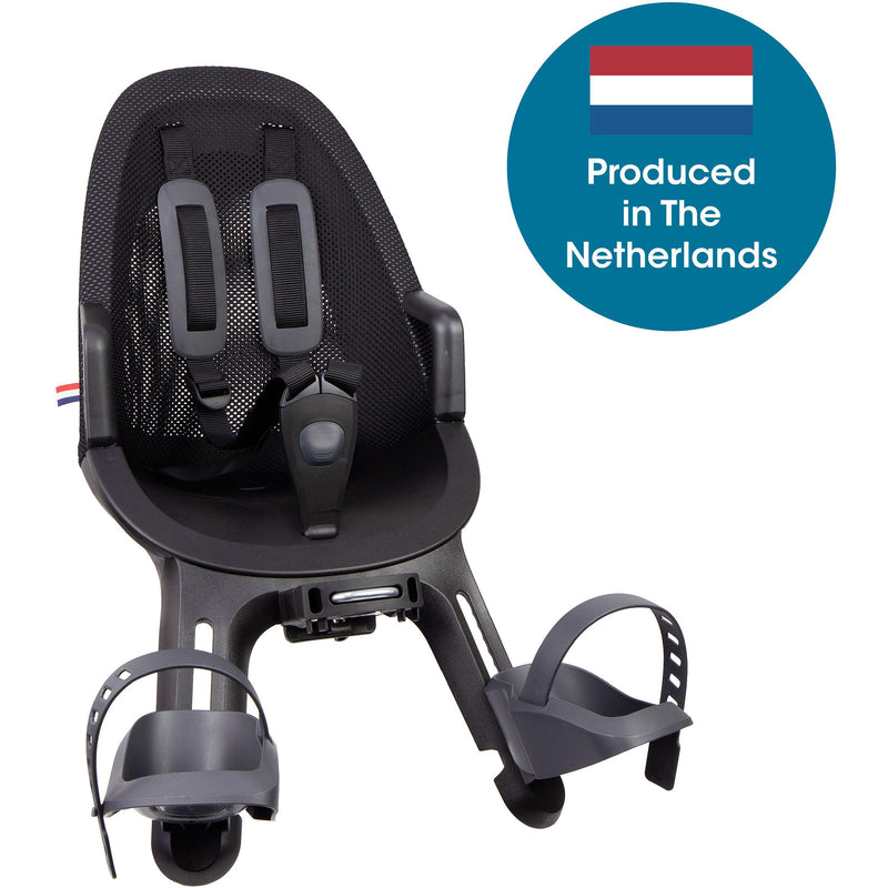 Afbeelding laden in galerijviewer, Qibbel voorzitje air incl. adapter 1? ge�nt. kabels zwart