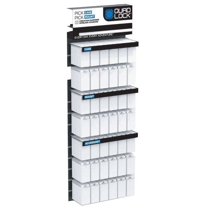 Load image into Gallery viewer, Quad lock slat wall display