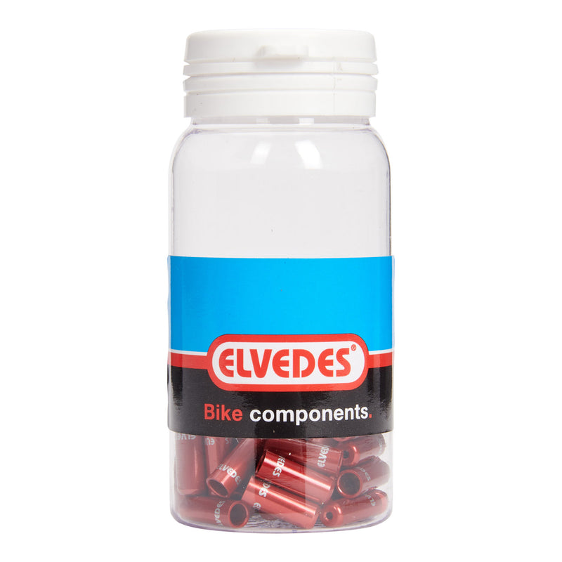 Load image into Gallery viewer, Elvedes kabelhoedje 4,2mm seal alu rood (50st)