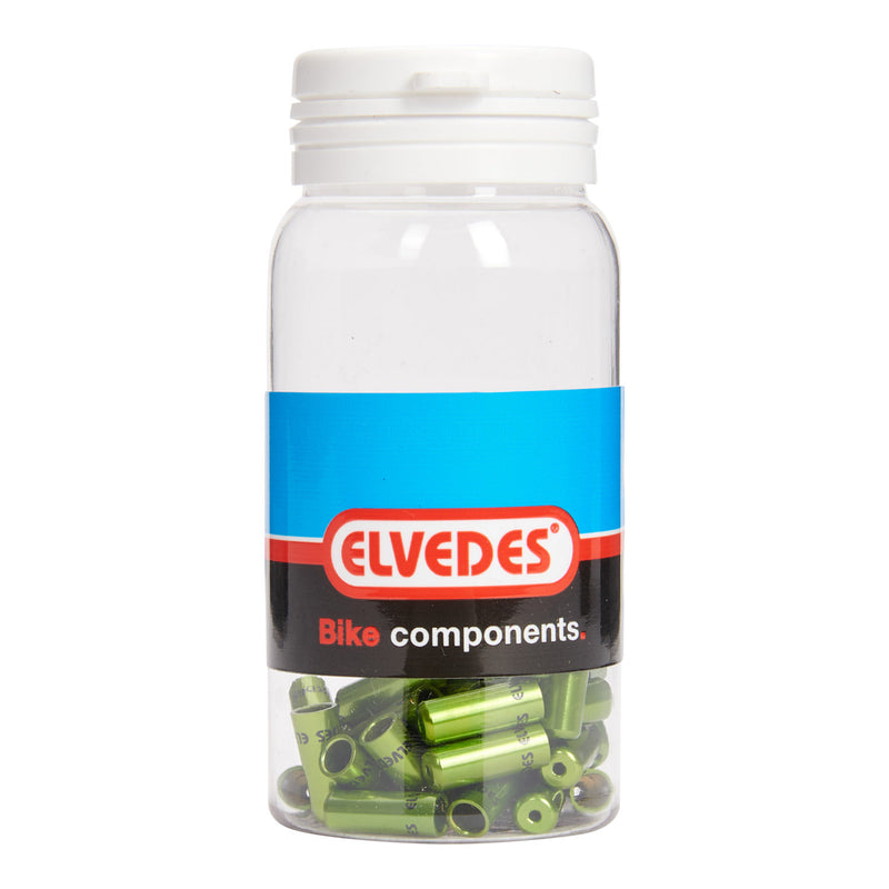 Afbeelding laden in galerijviewer, Elvedes kabelhoedje 4,2mm seal groen (50x) alum. elv2012011