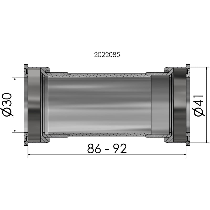 Load image into Gallery viewer, Elvedes bottom bracket pressfit bb86 92 41mm for 30mm