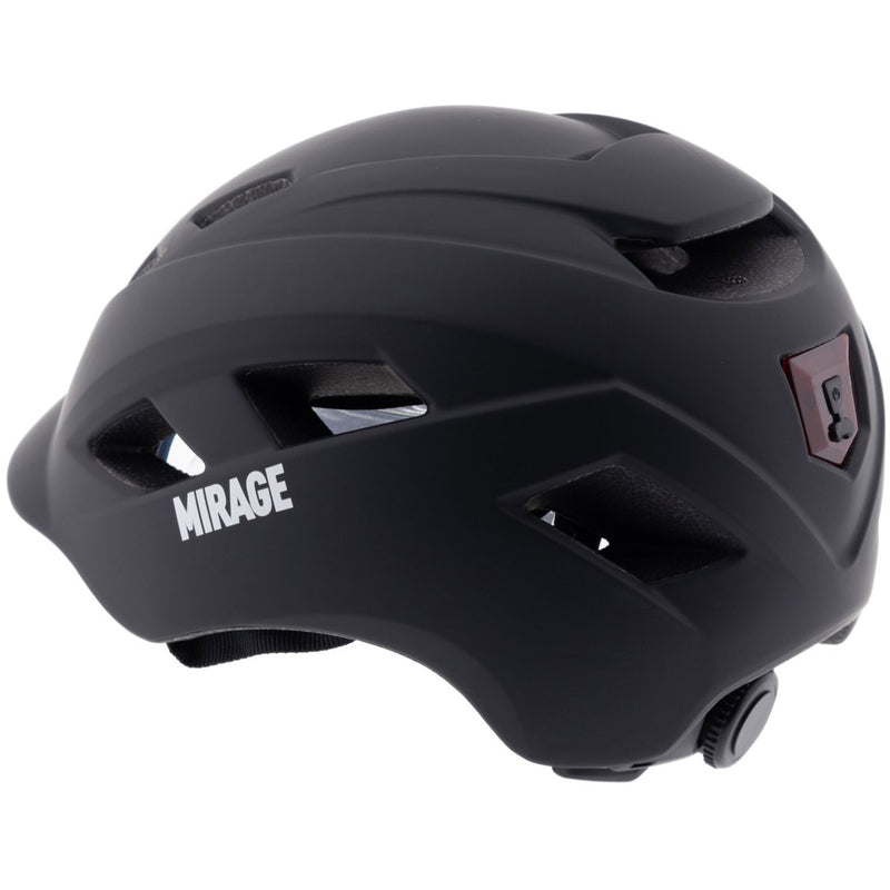 Load image into Gallery viewer, Mirage urban helm e-bike led 58-61cm mat zwart