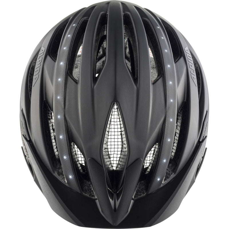 Load image into Gallery viewer, Olympic sportswear alpina sports urban helm haga led 55-59 mat zwart