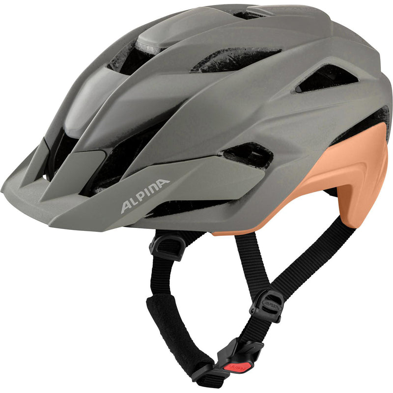 Load image into Gallery viewer, Olympic sportswear sports mtb helm kamloop 56-59 mat grijs perzik