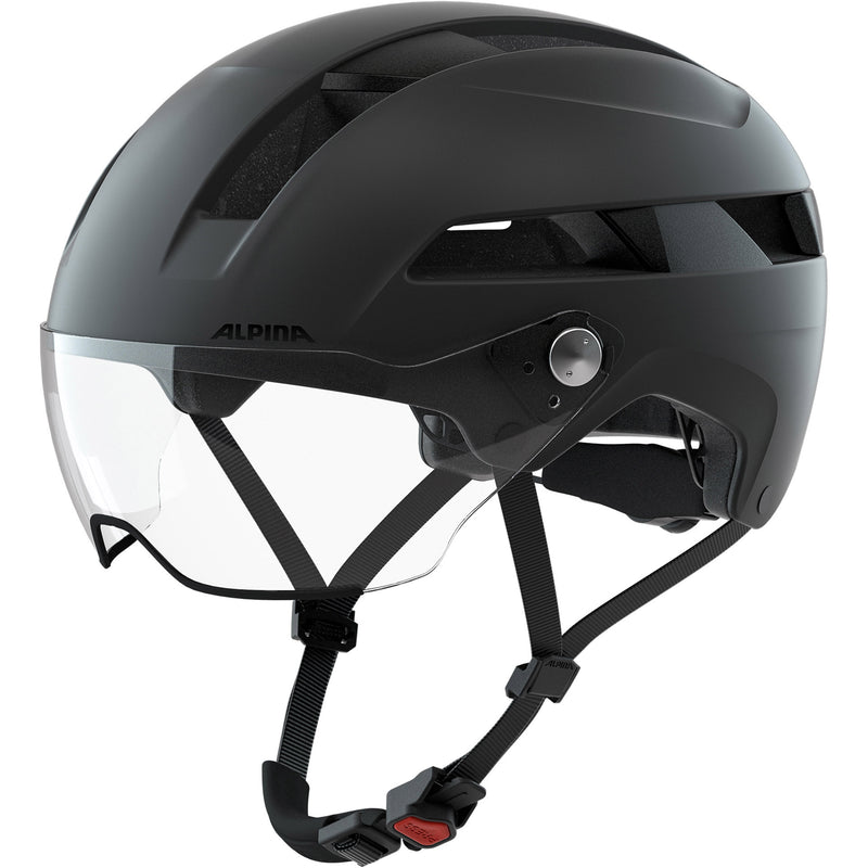Load image into Gallery viewer, Olympic sportswear sports urban helm soho visor 55-59 mat zwart