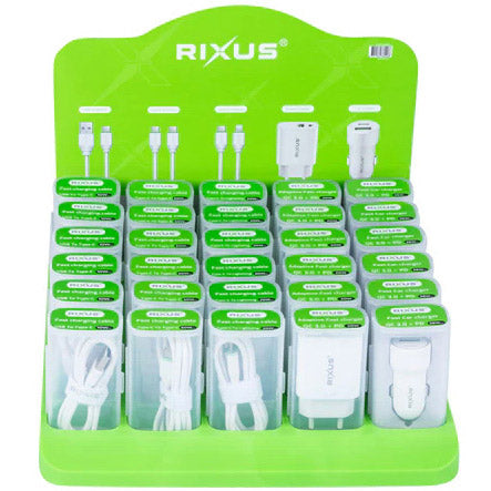 Load image into Gallery viewer, Olympic sportswear rixus baliedisplay rxds01 kabels en laders gevuld