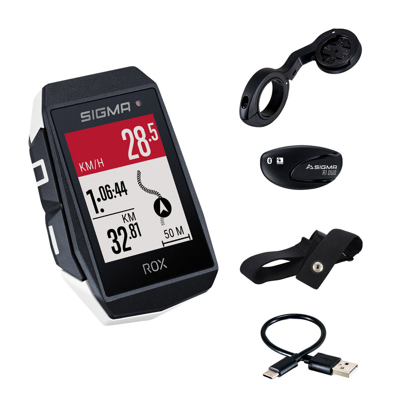 Load image into Gallery viewer, Sigma rox 11.1 evo gps hr set zw wi short butler+ant+ ble borstr+usb-c