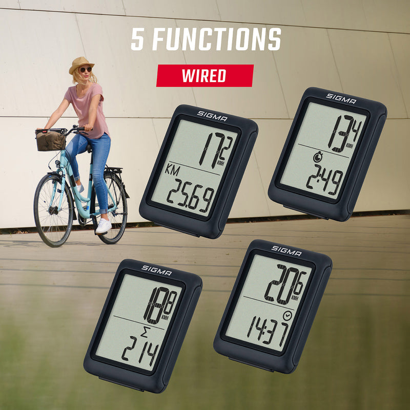 Load image into Gallery viewer, sigma bike computer bc 5.0 wired