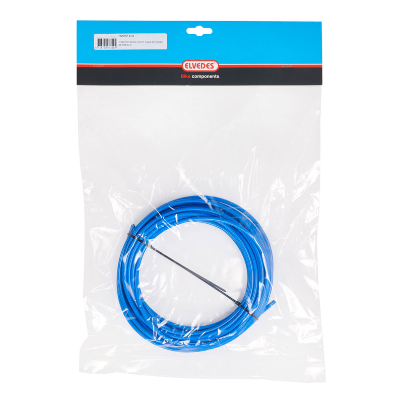 Load image into Gallery viewer, Elvedes rem buitenkabel 5mm (10m) blauw liner 1125tef-8-10