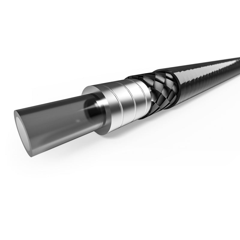 Load image into Gallery viewer, Elvedes Rem buitenk 5mm zilver (10m)titan.gevlocht.182040-10