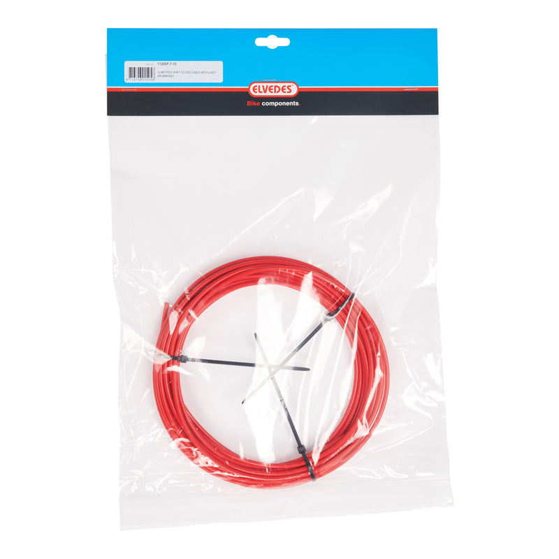 Afbeelding laden in galerijviewer, Elvedes schakel buitenk 4,2mm (10m) rood liner 1120sp-7-10