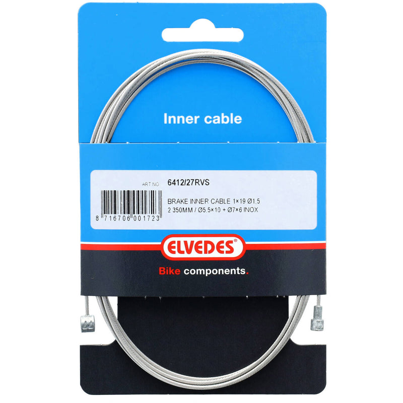 Afbeelding laden in galerijviewer, Elvedes kabel rem binnen bmx freestyle boven 1.35 rvs
