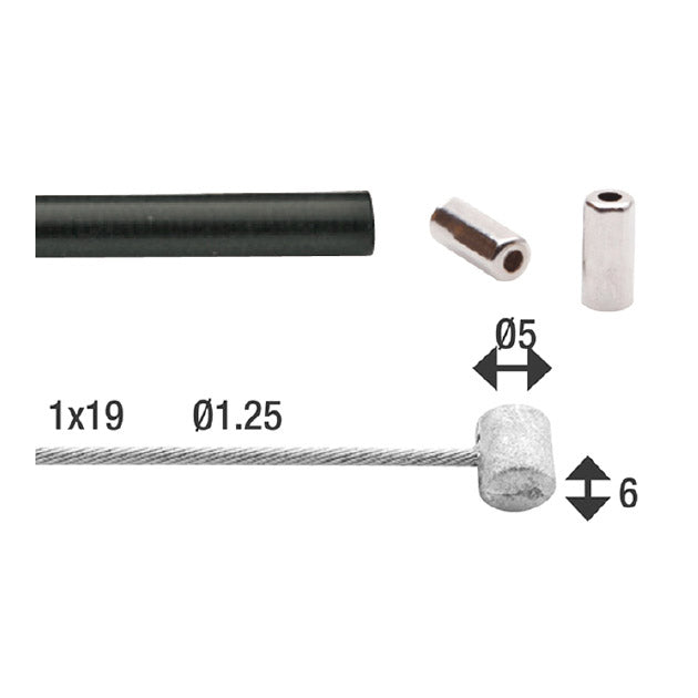 Load image into Gallery viewer, Versnellingskabel hm universeel cpl. 6435