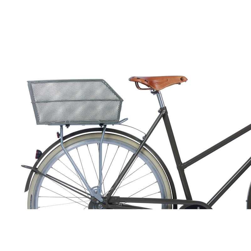 Load image into Gallery viewer, Basil Cento - fietsmand - achterop - olive green