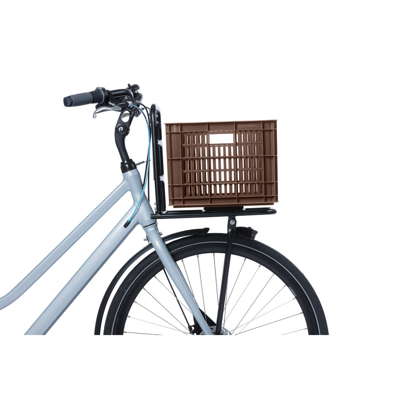 Load image into Gallery viewer, Basil fietskrat M - medium - 29.5 liter - bruin
