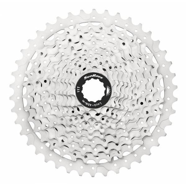Load image into Gallery viewer, SunRace cassette 10V 11-42 CSMS3 metallic silver