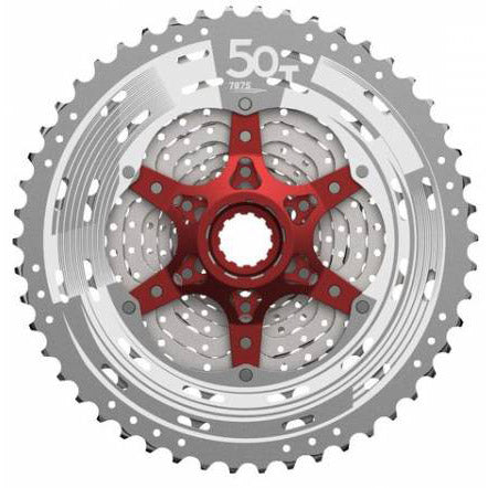 Afbeelding laden in galerijviewer, SunRace cassette 11V 11-51 CSMX80 metallic silver