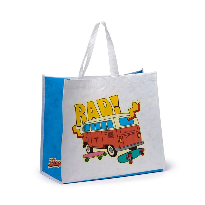 Afbeelding laden in galerijviewer, Volkswagen busje vw t1 waves are calling rpet shopper tas