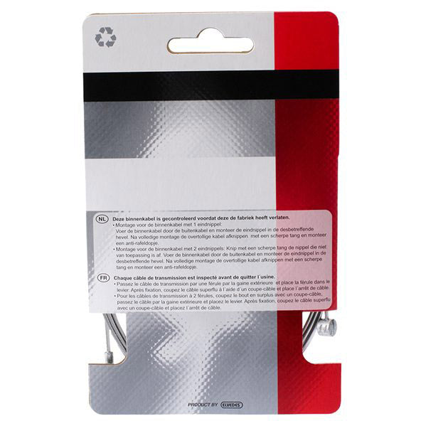 Load image into Gallery viewer, binnenkabel trommelrem 225 cm RVS zilver