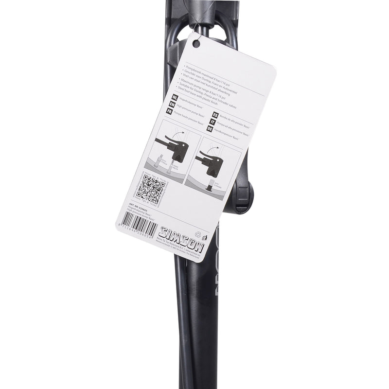 Load image into Gallery viewer, hogedrukpomp Basic 60 cm zwart