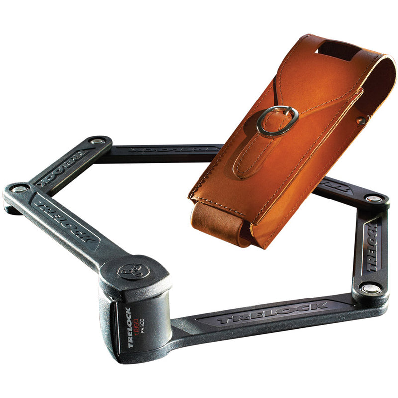 Load image into Gallery viewer, Trelock vouwslot fs 380 85 met luxe leren etui