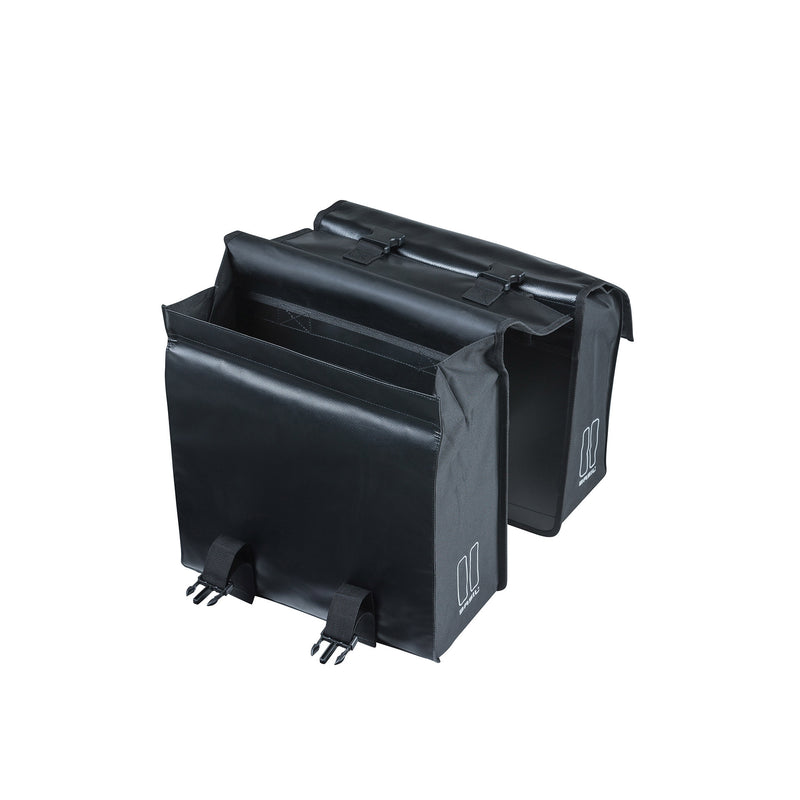 Load image into Gallery viewer, Basil Urban Load Dubbele Fietstas - Zwart