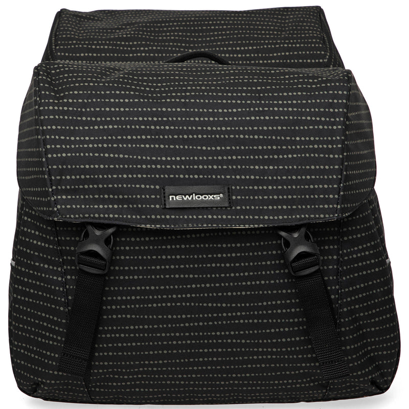 Load image into Gallery viewer, Joli Dubbele Fietstas - MIK Adapter - Waterafstotend - Nomi Black