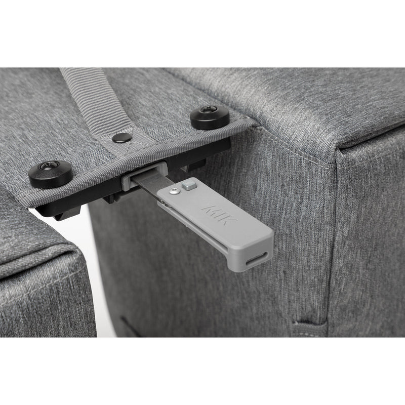 Load image into Gallery viewer, New Looxs Nova Double - Dubbele fietstas, grijs