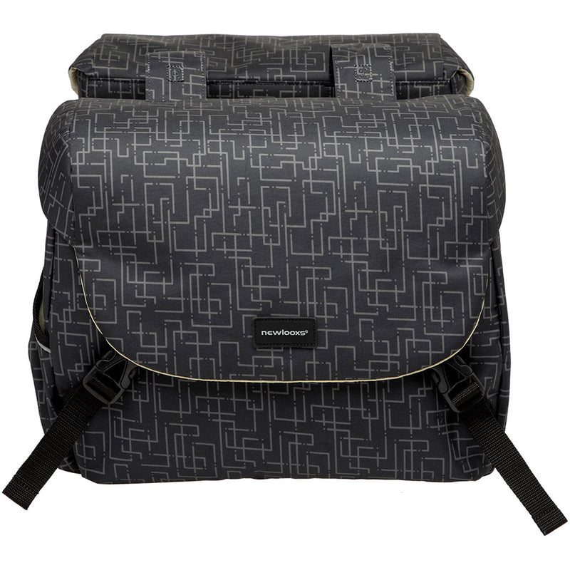 Load image into Gallery viewer, Mondi Joy Dubbele Fietstas - Waterafstotend Polyester - Zwart - 38L