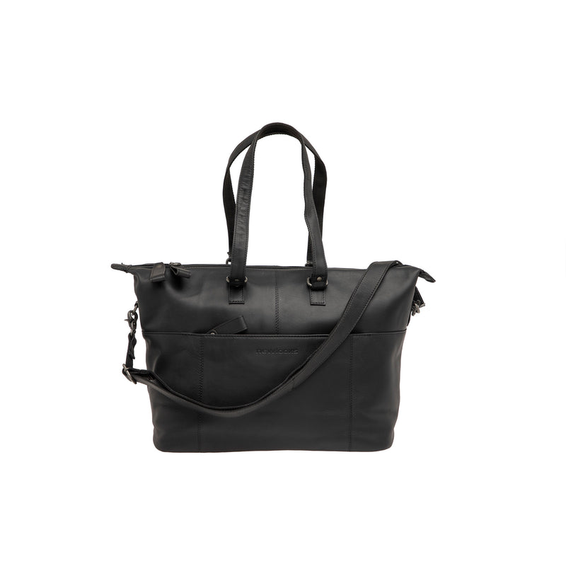 Load image into Gallery viewer, Newlooxs Verla laptop tas 21L leer black