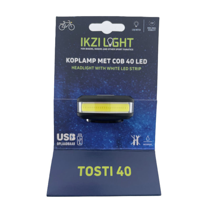 Load image into Gallery viewer, Buzaglo koplamp ikzilight tosti 40 cob led, usb-oplaadbaar