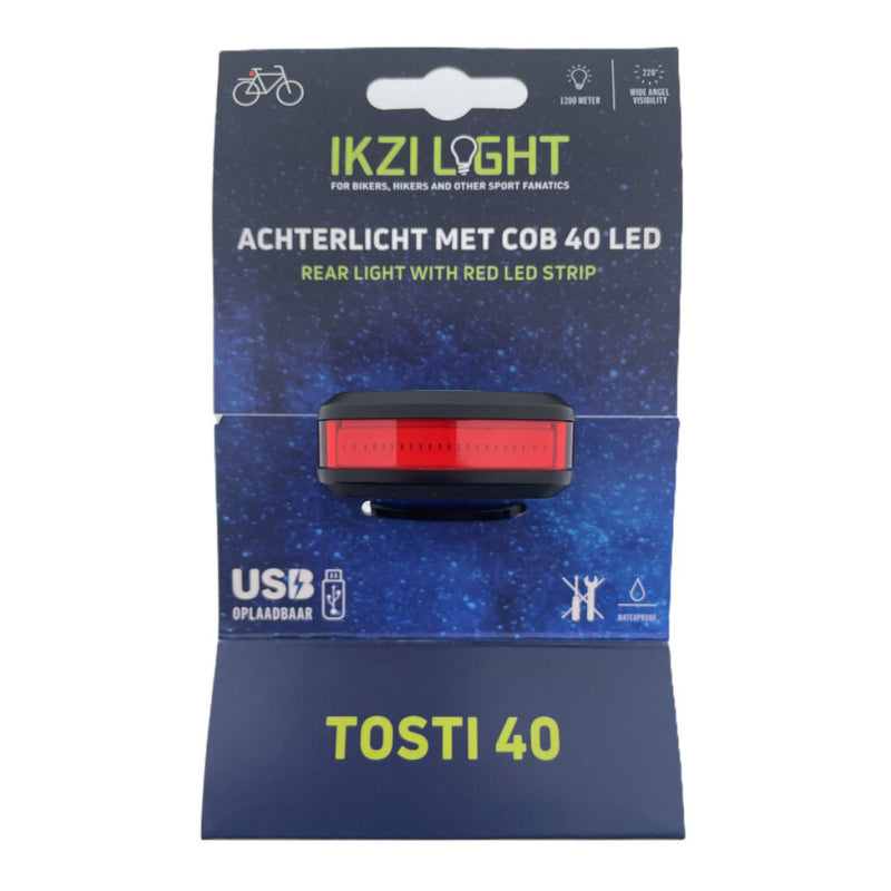 Load image into Gallery viewer, Buzaglo ikzilight achterlicht tosti 40 cob led, usb-oplaadbaar