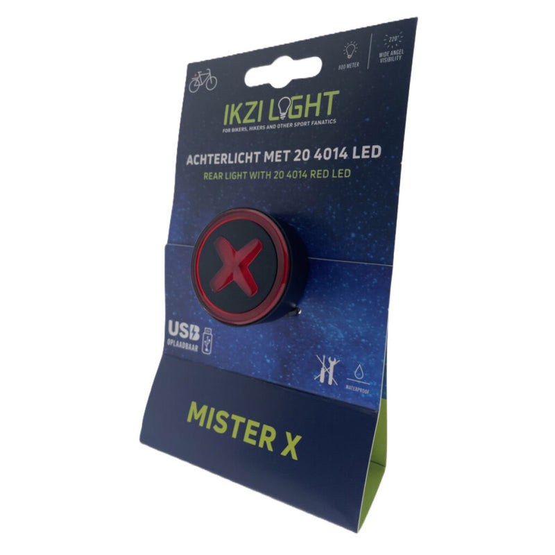 Load image into Gallery viewer, Buzaglo ikzilight achterlicht mr x met 4014 led, usb-oplaadbaar