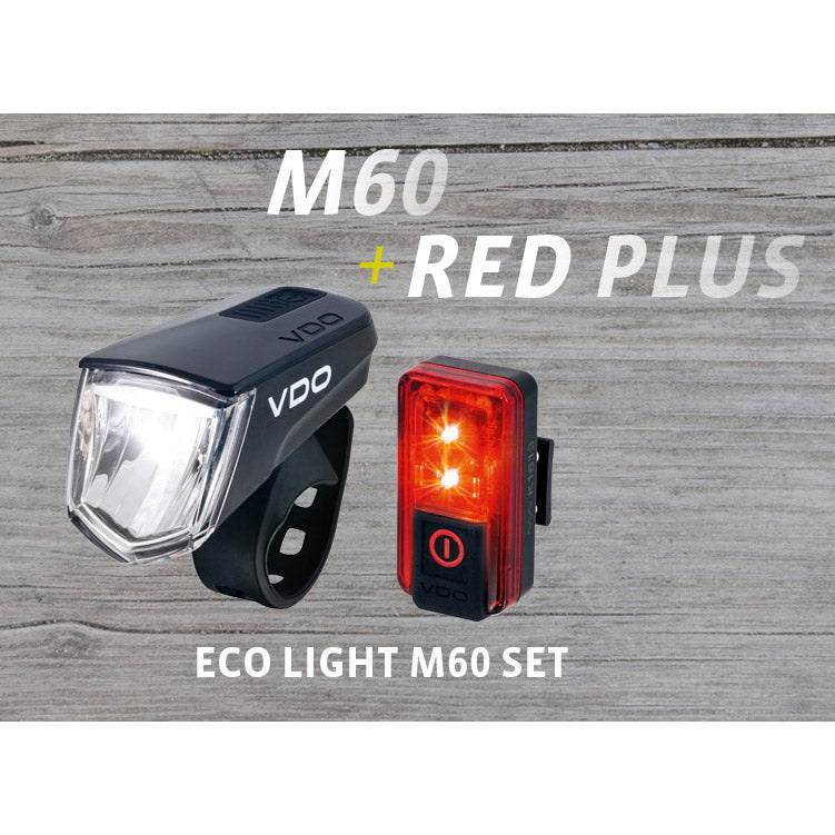 Load image into Gallery viewer, Verlichtingset VDO Eco Light M60 USB + RED PLUS USB