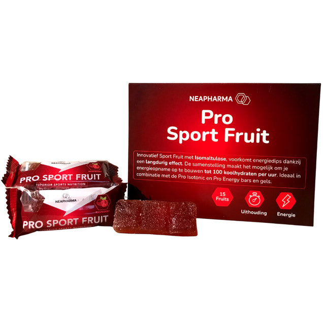 Load image into Gallery viewer, Neapharma Neapharma reep Sport Fruit framboos doosje met 15 repen